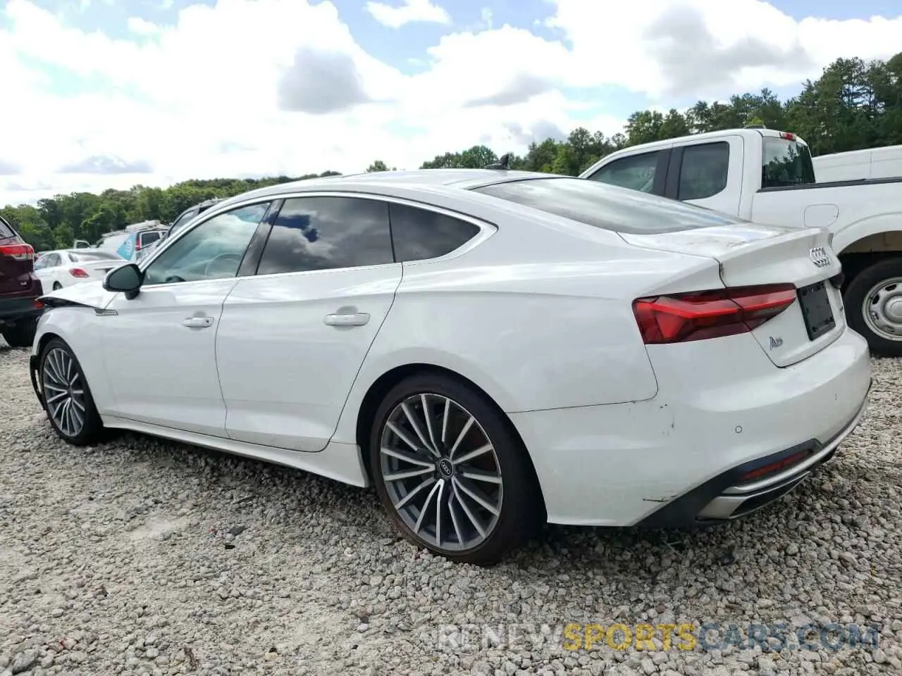 2 Photograph of a damaged car WAUCBCF59MA026038 AUDI A5 2021