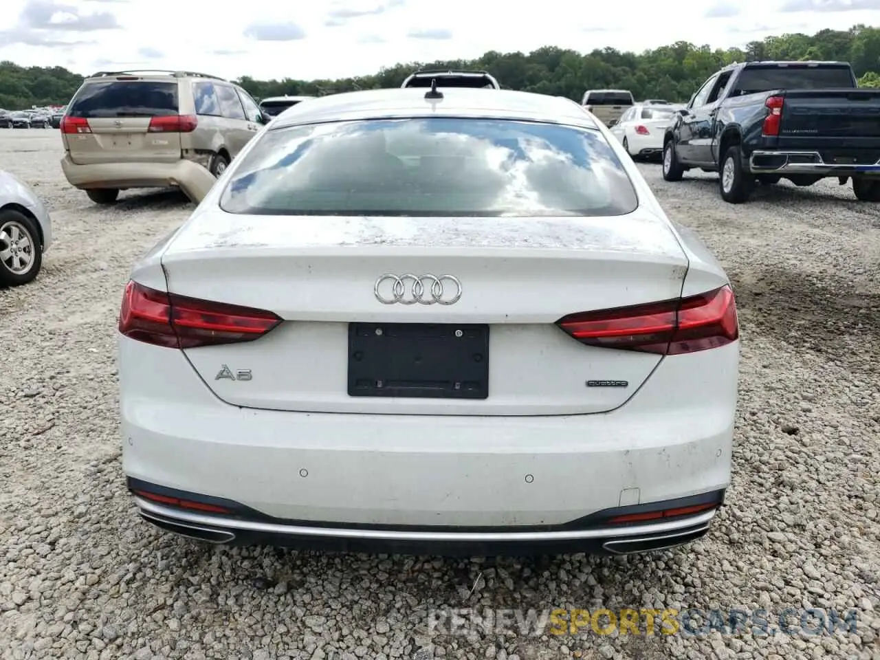6 Photograph of a damaged car WAUCBCF59MA026038 AUDI A5 2021