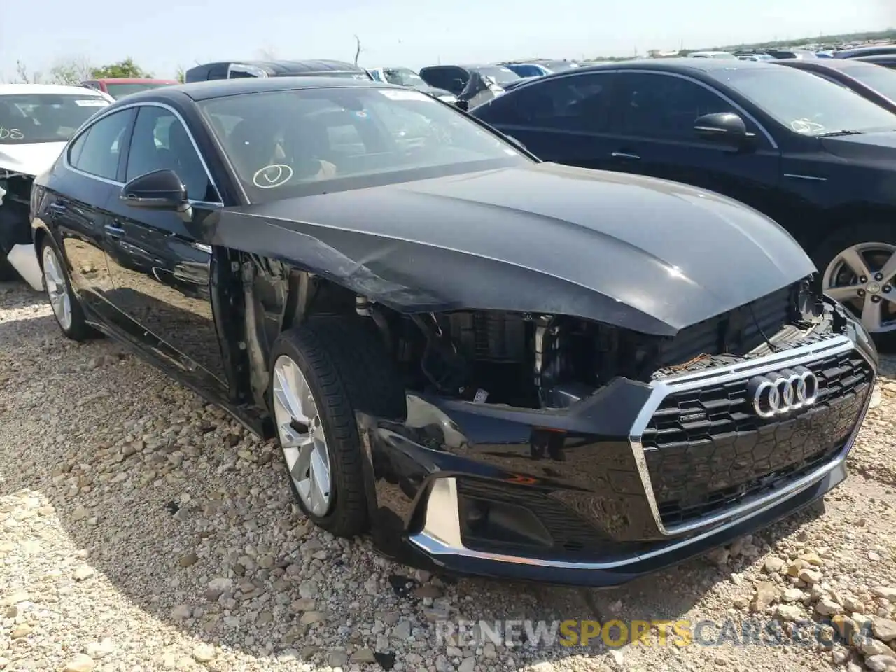 1 Photograph of a damaged car WAUCBCF5XMA004940 AUDI A5 2021