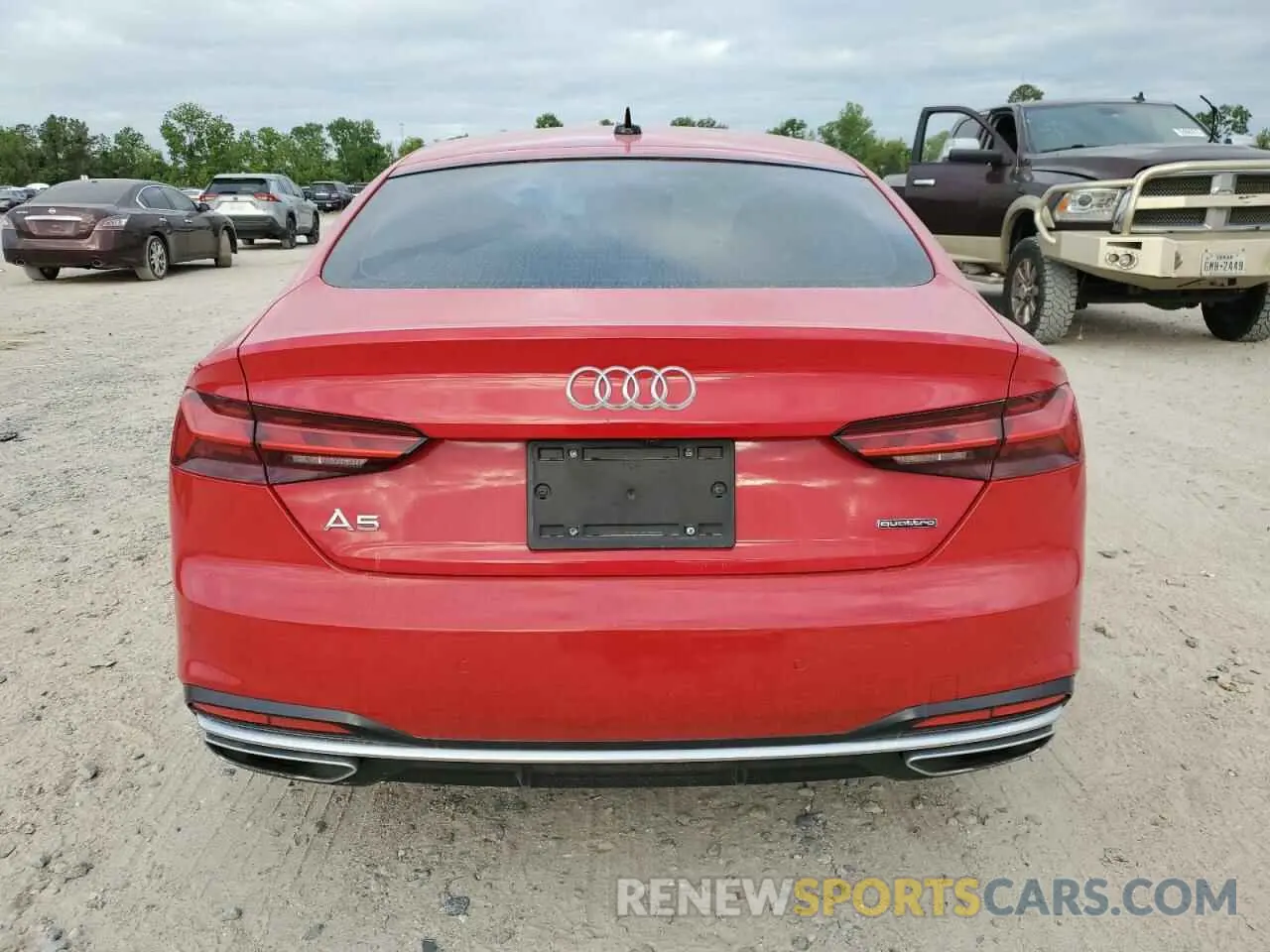 6 Photograph of a damaged car WAUCBCF5XMA041745 AUDI A5 2021