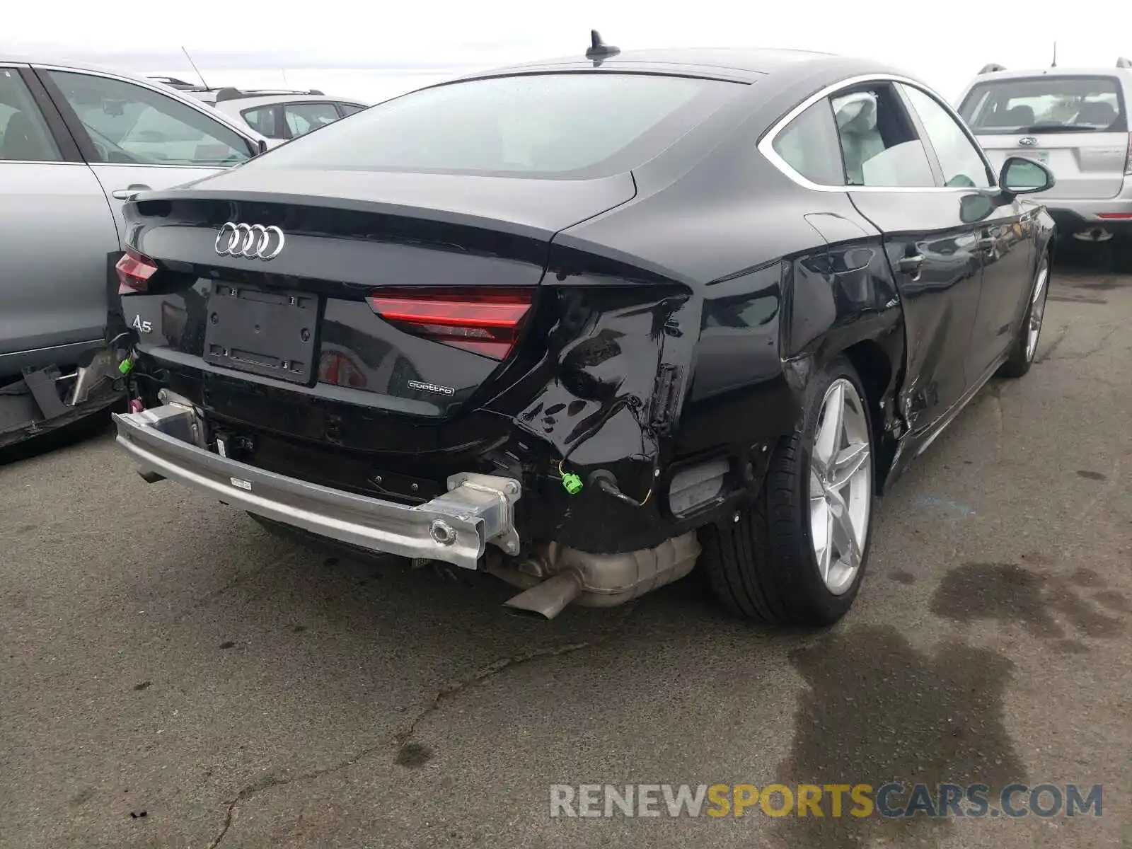 4 Photograph of a damaged car WAUDACF54MA003886 AUDI A5 2021