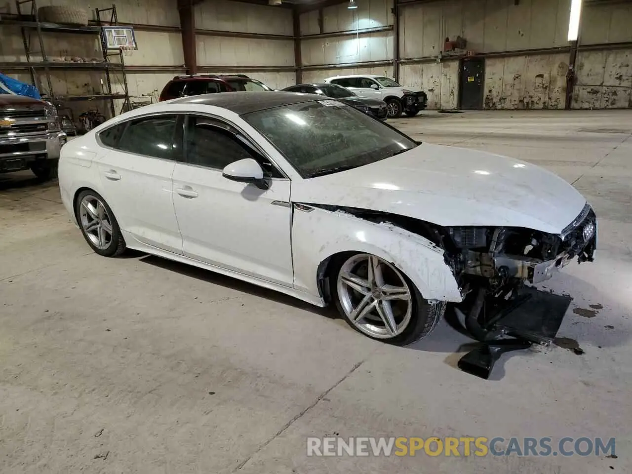 4 Photograph of a damaged car WAUDACF54MA016492 AUDI A5 2021