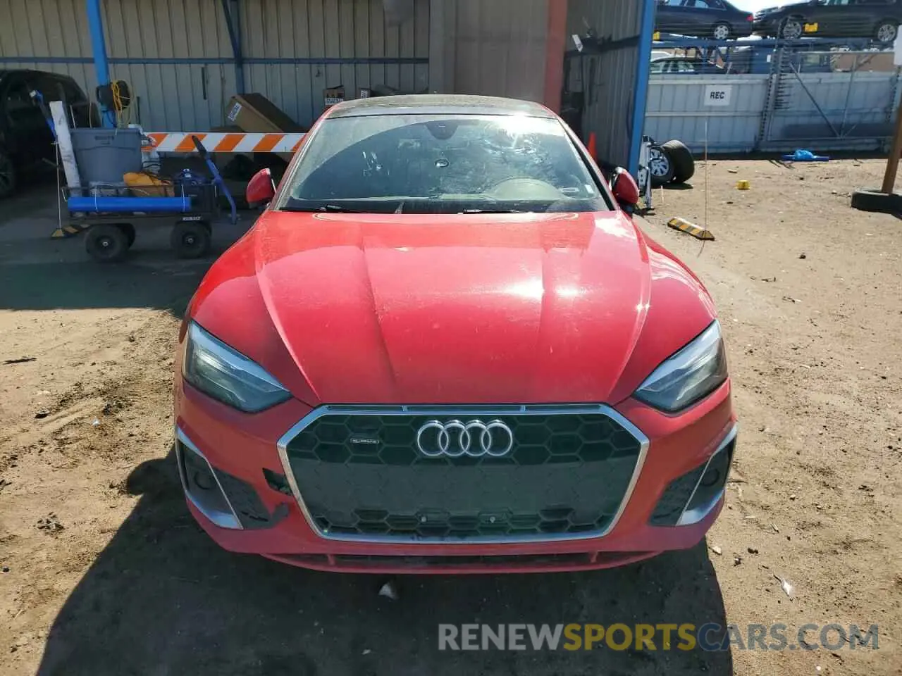 5 Photograph of a damaged car WAUDACF56MA011276 AUDI A5 2021