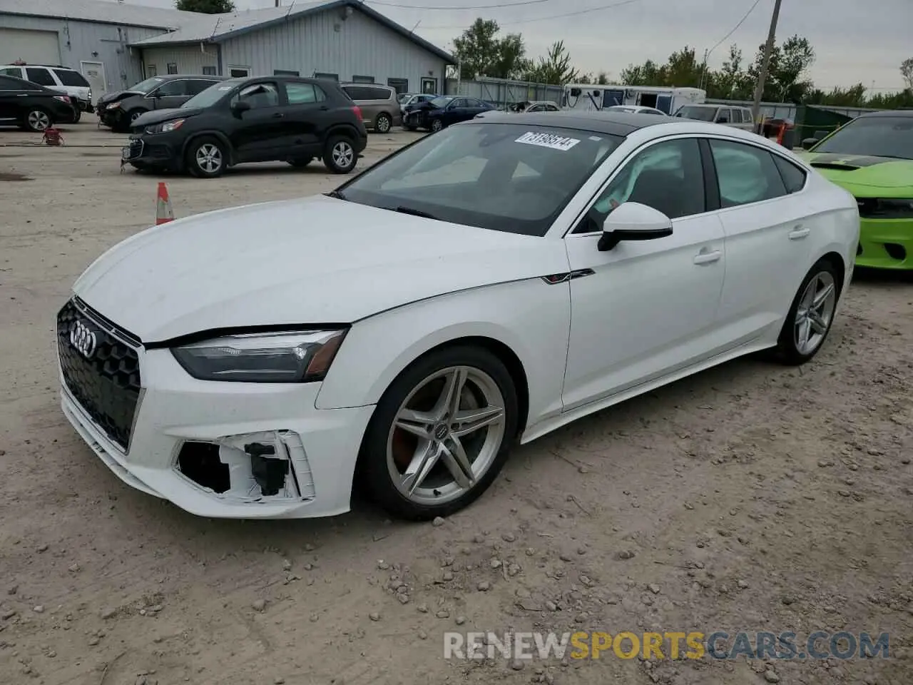1 Photograph of a damaged car WAUDACF57MA011416 AUDI A5 2021