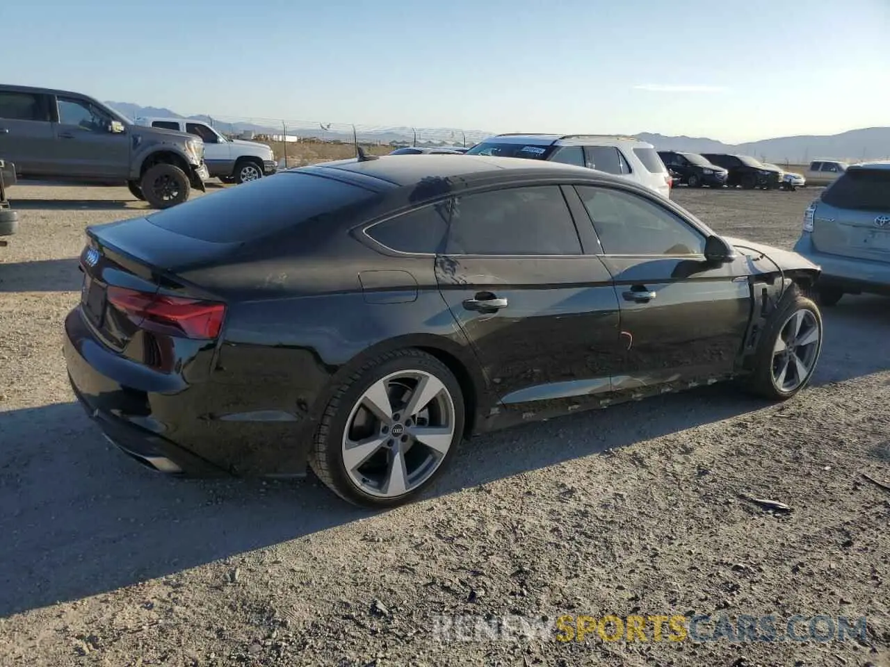 3 Photograph of a damaged car WAUEACF50MA036730 AUDI A5 2021