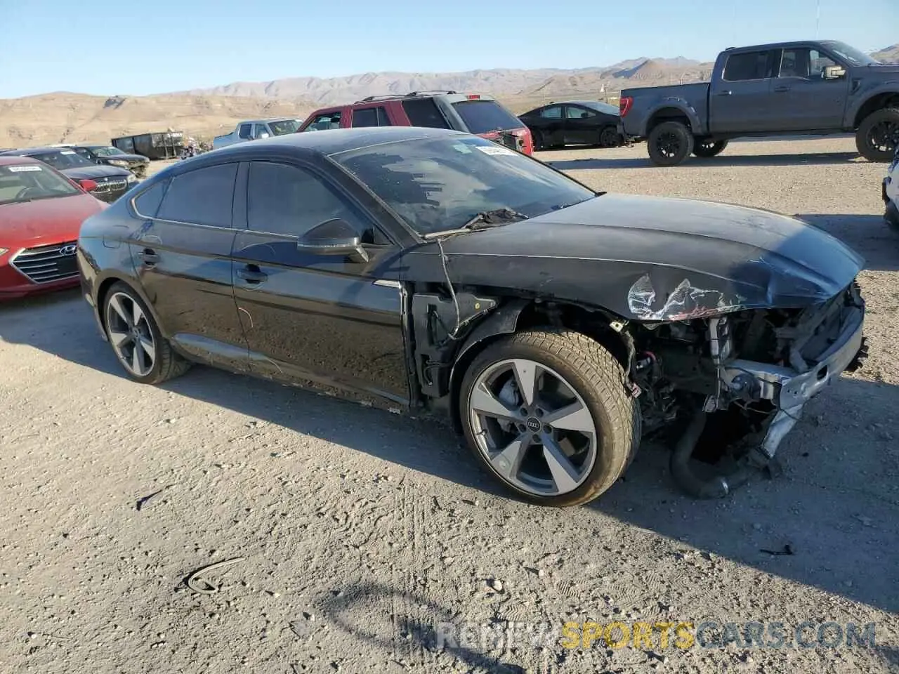 4 Photograph of a damaged car WAUEACF50MA036730 AUDI A5 2021