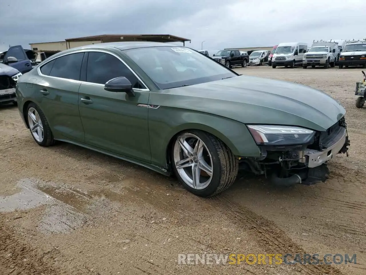 4 Photograph of a damaged car WAUEACF55MA008244 AUDI A5 2021