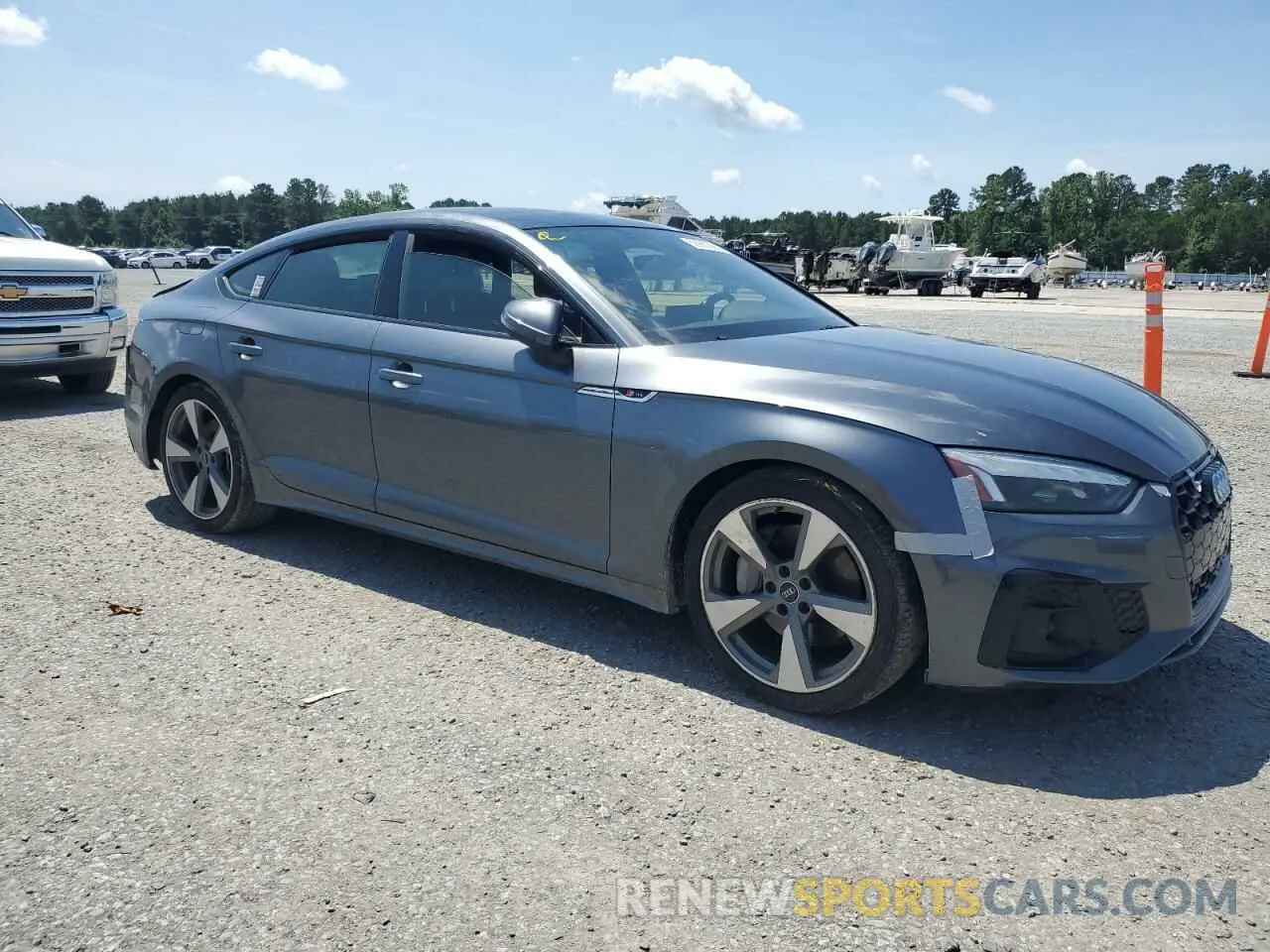4 Photograph of a damaged car WAUFACF51MA024011 AUDI A5 2021