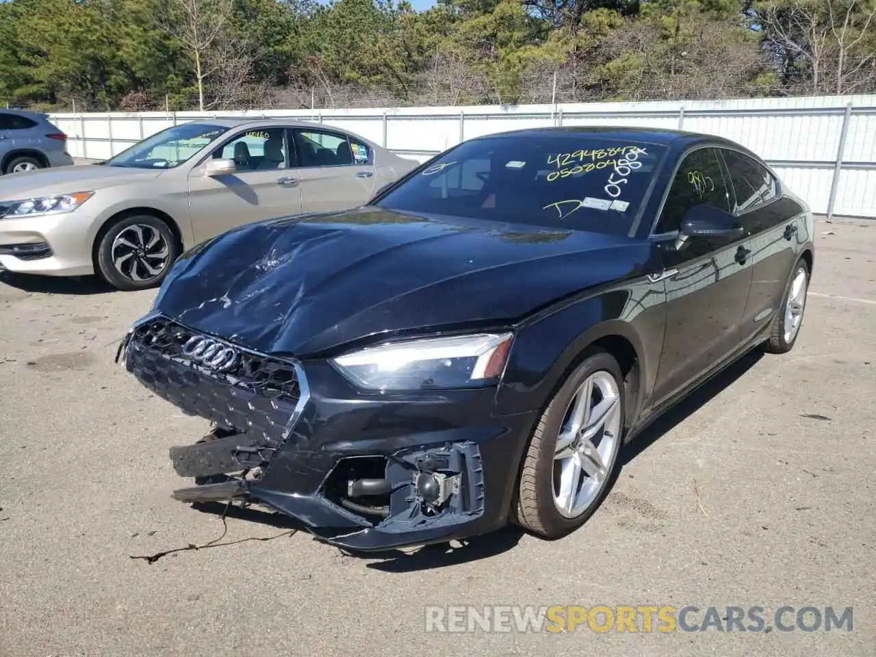 2 Photograph of a damaged car WAUFACF51MA050804 AUDI A5 2021