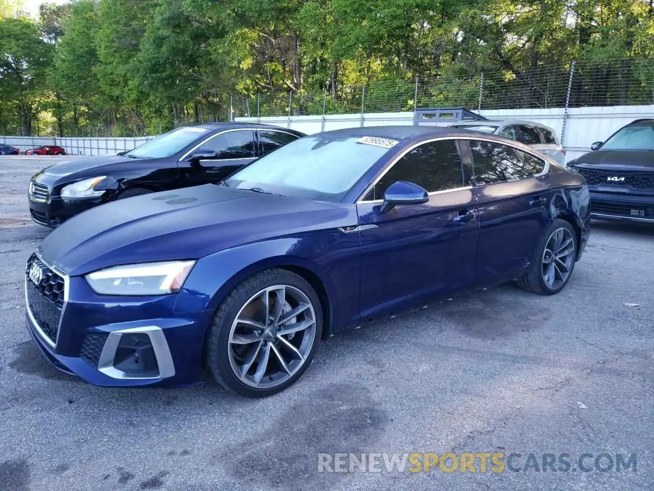 1 Photograph of a damaged car WAUFACF52MA007203 AUDI A5 2021