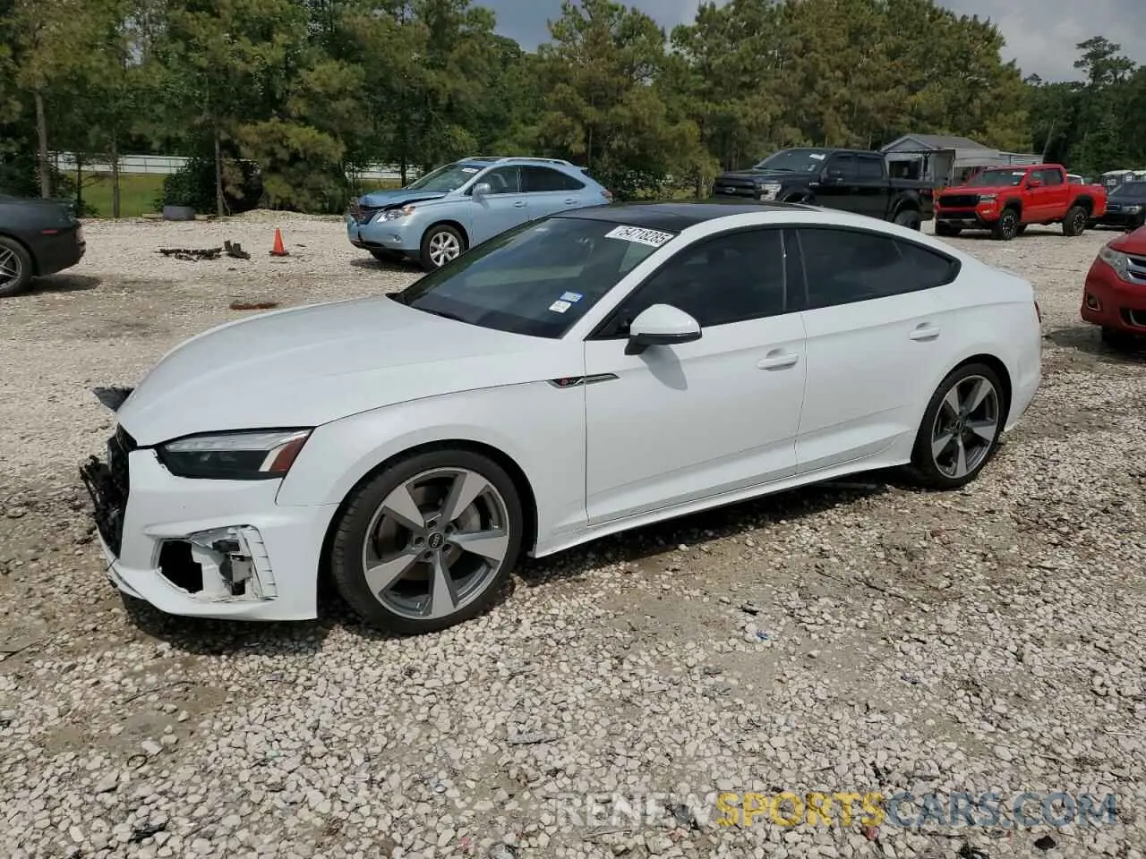 1 Photograph of a damaged car WAUFACF52MA024003 AUDI A5 2021
