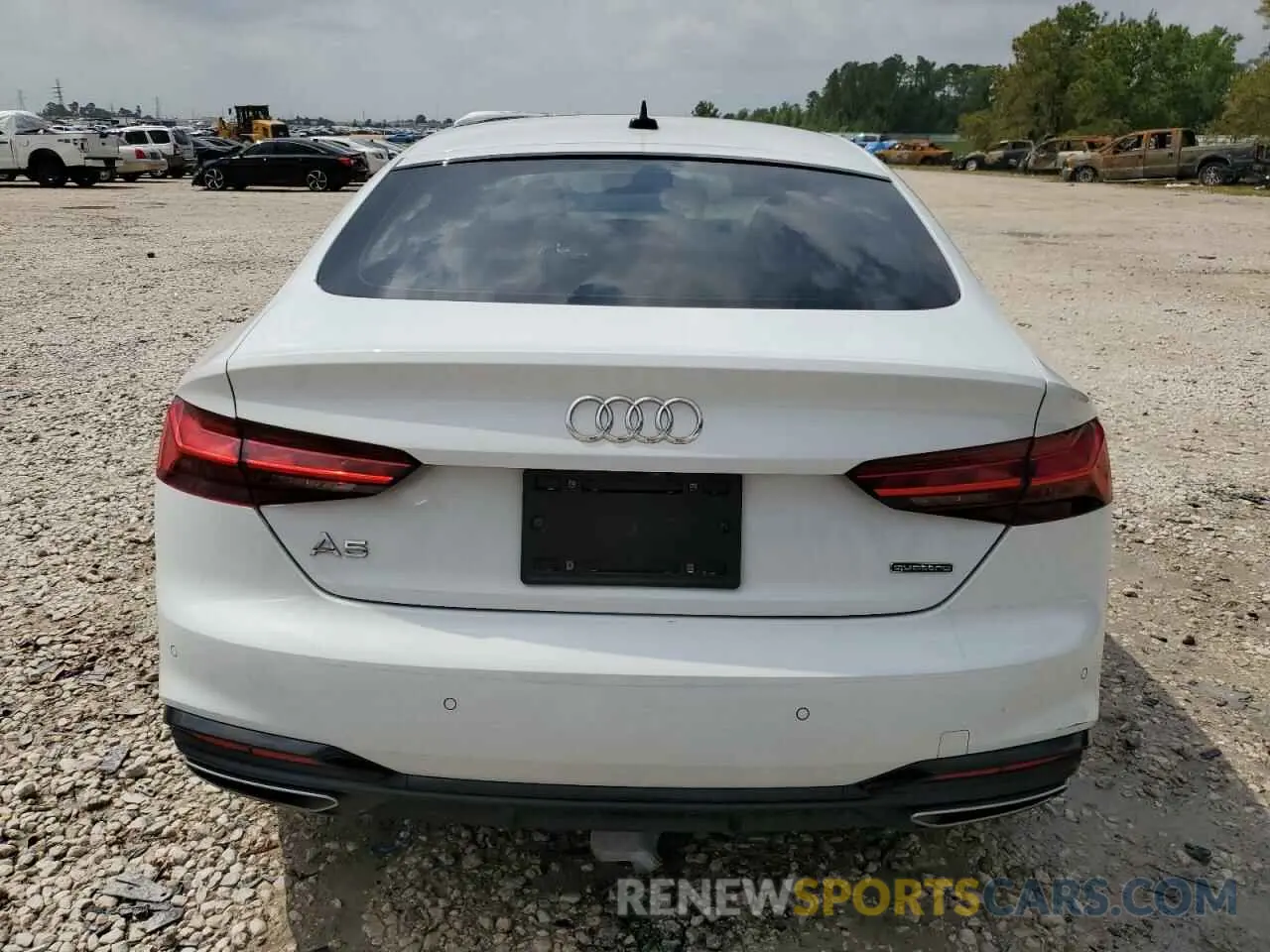 6 Photograph of a damaged car WAUFACF52MA024003 AUDI A5 2021