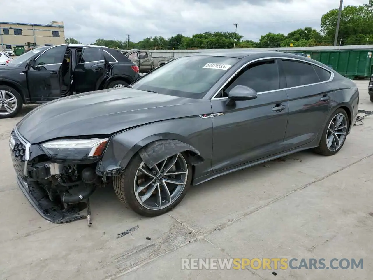 1 Photograph of a damaged car WAUFACF52MA029508 AUDI A5 2021