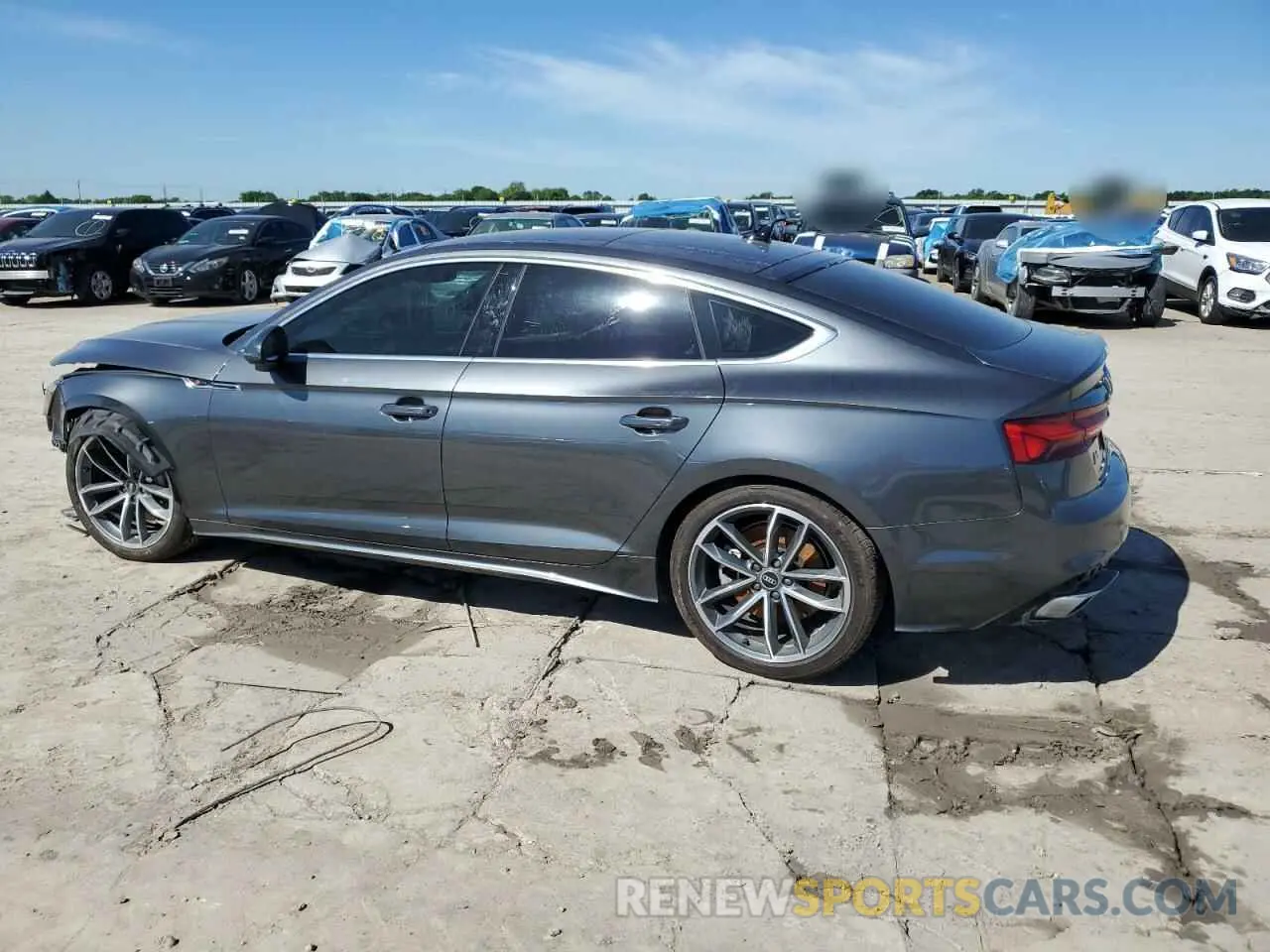 2 Photograph of a damaged car WAUFACF52MA029508 AUDI A5 2021