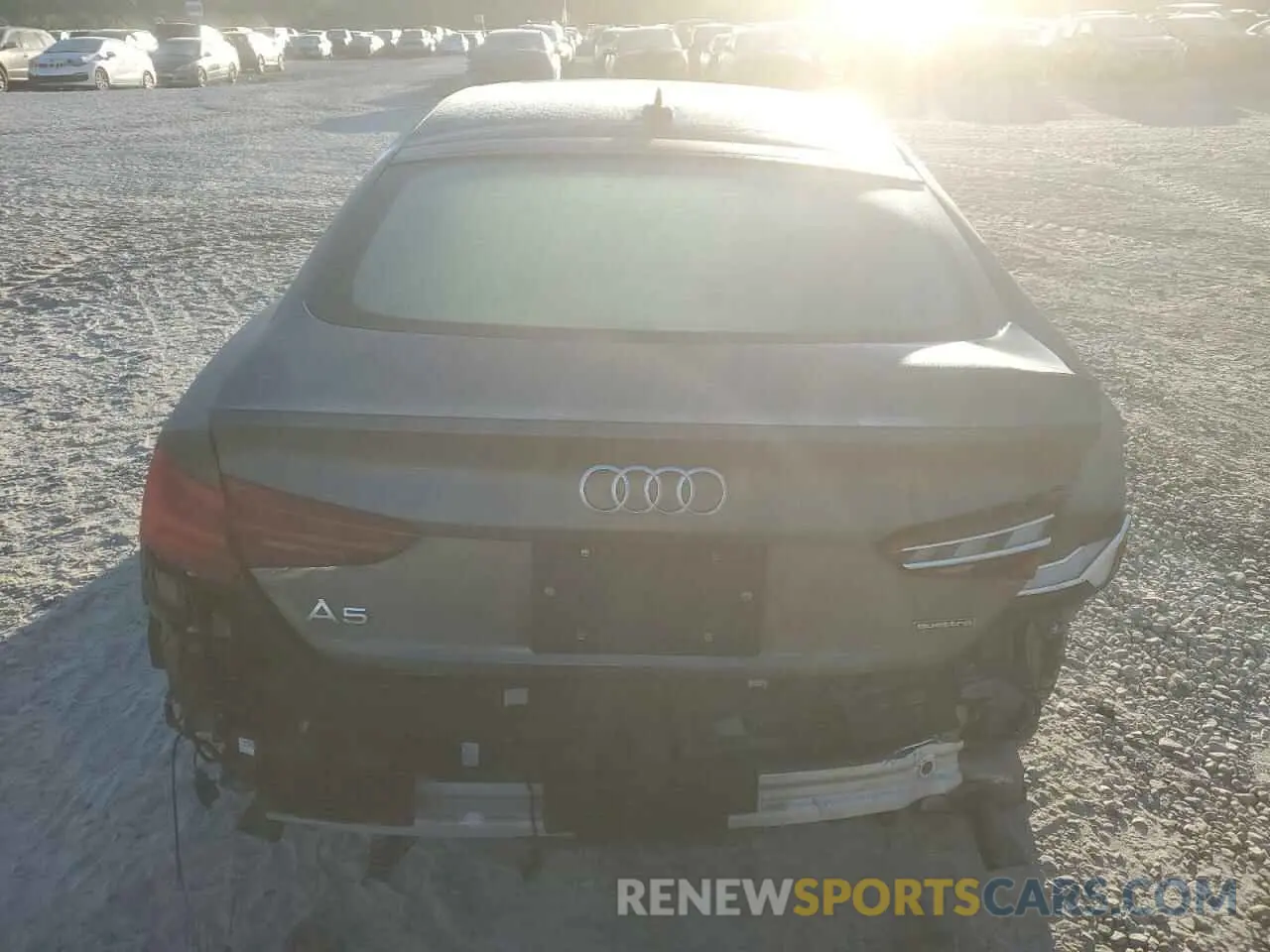 6 Photograph of a damaged car WAUFACF55MA019605 AUDI A5 2021