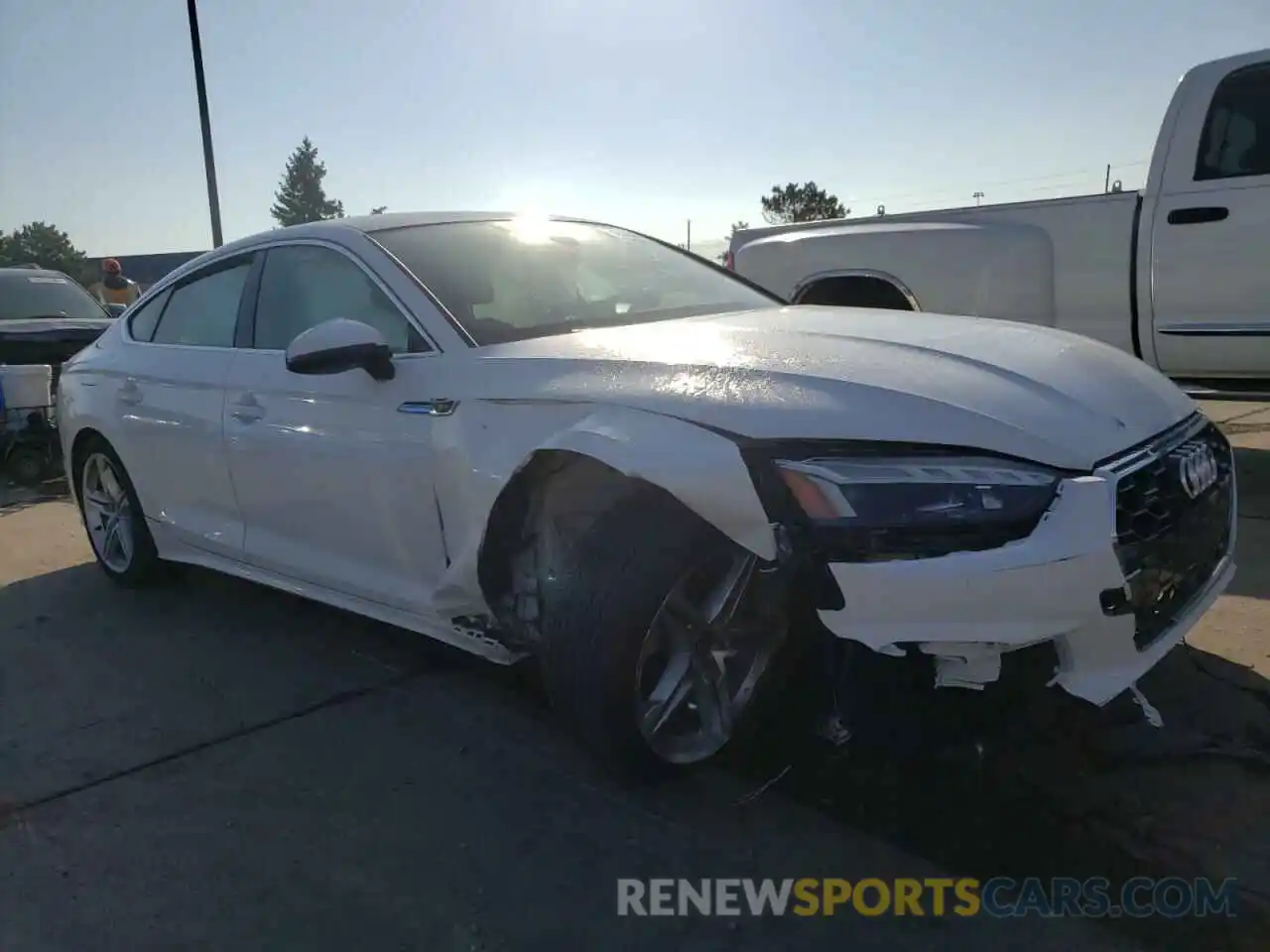 1 Photograph of a damaged car WAUFACF55MA062471 AUDI A5 2021