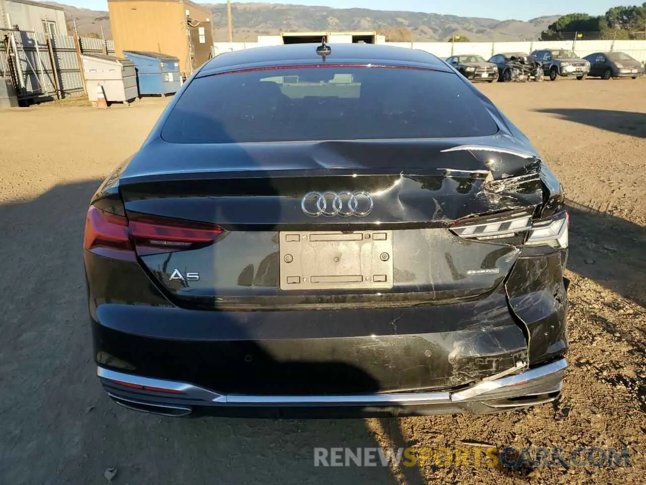 6 Photograph of a damaged car WAUFACF59MA043051 AUDI A5 2021