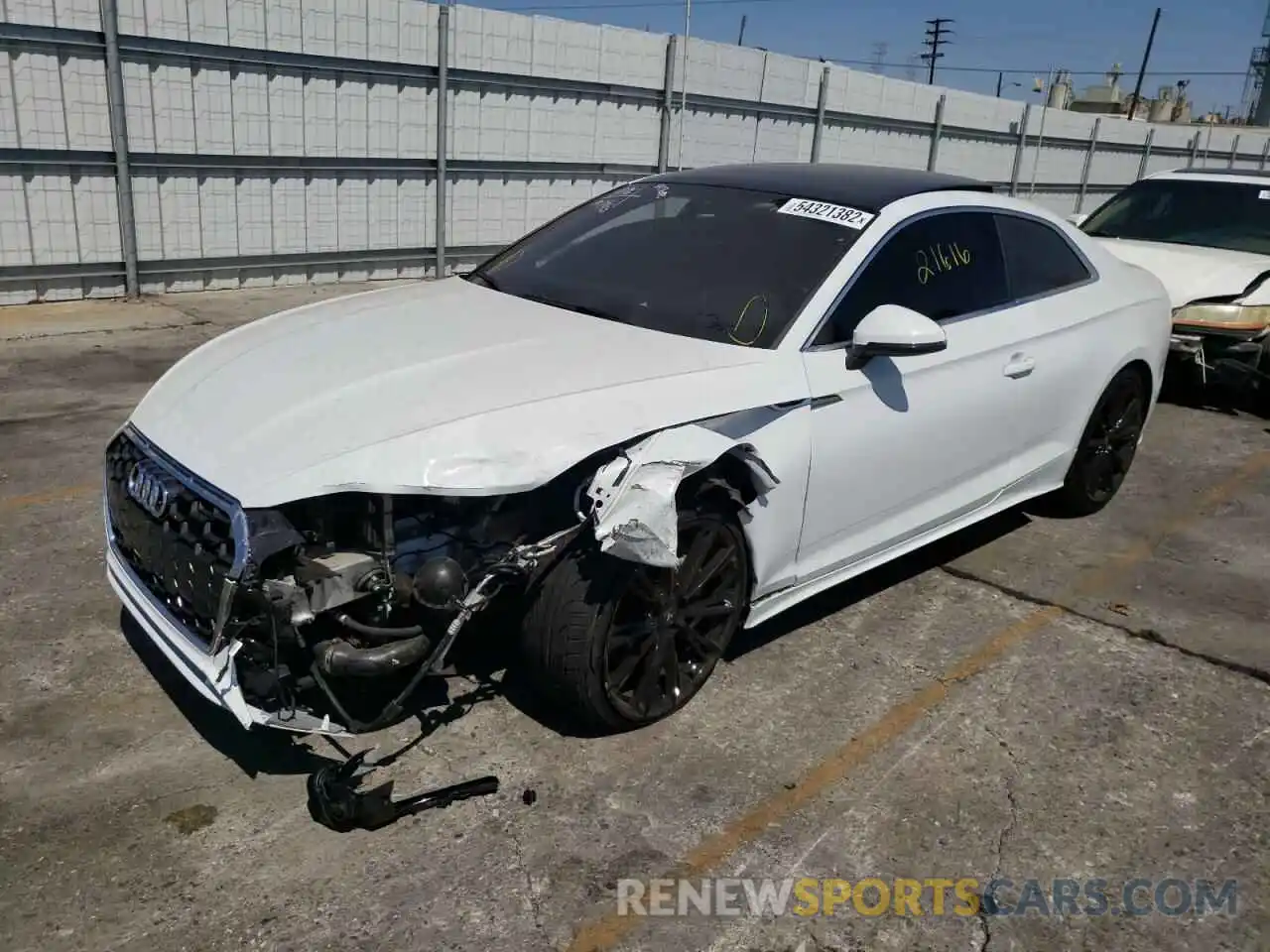 2 Photograph of a damaged car WAUSAAF55MA013533 AUDI A5 2021