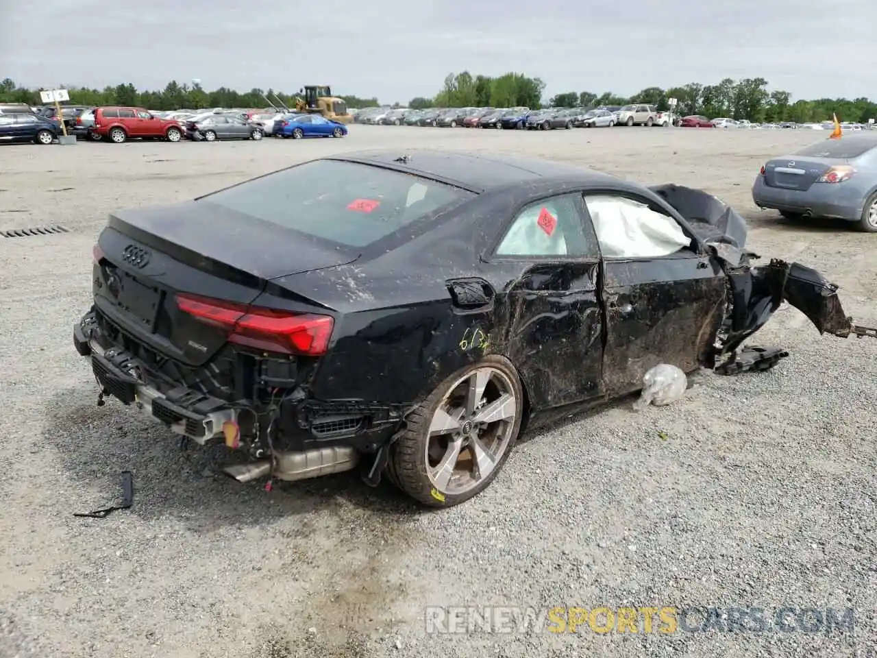 4 Photograph of a damaged car WAUTAAF54MA062159 AUDI A5 2021