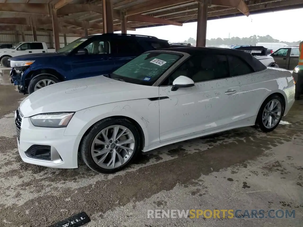 1 Photograph of a damaged car WAUWAGF55MN001301 AUDI A5 2021