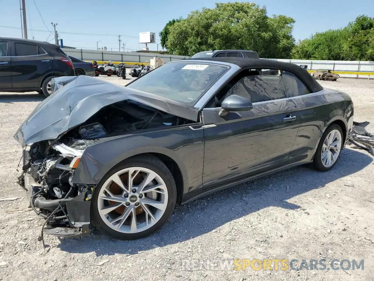 1 Photograph of a damaged car WAUWAGF56MN004871 AUDI A5 2021