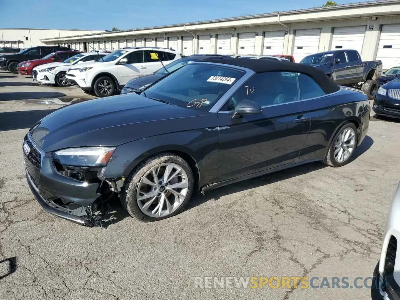 1 Photograph of a damaged car WAUWAGF58MN004855 AUDI A5 2021