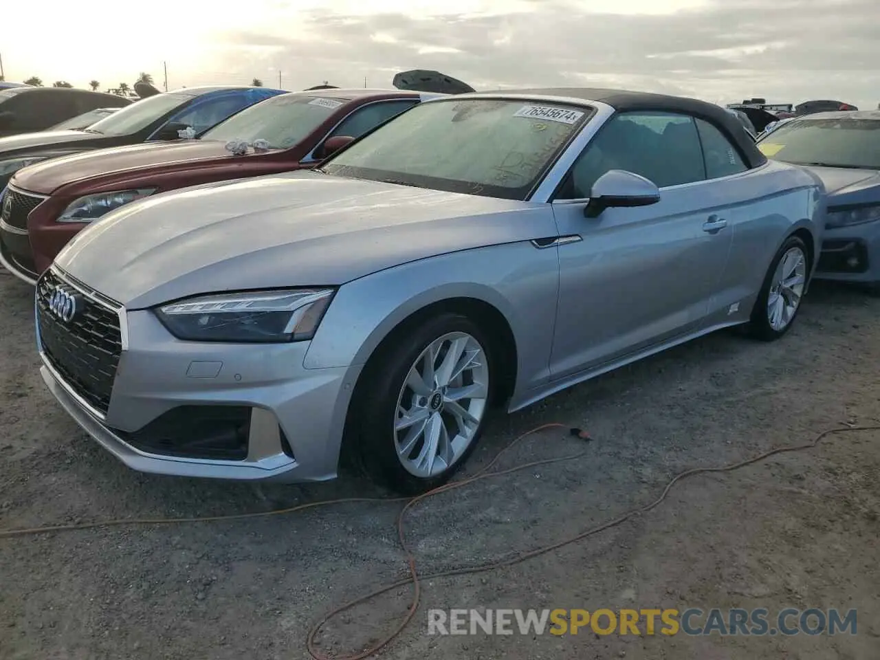 1 Photograph of a damaged car WAUYAGF52MN007095 AUDI A5 2021