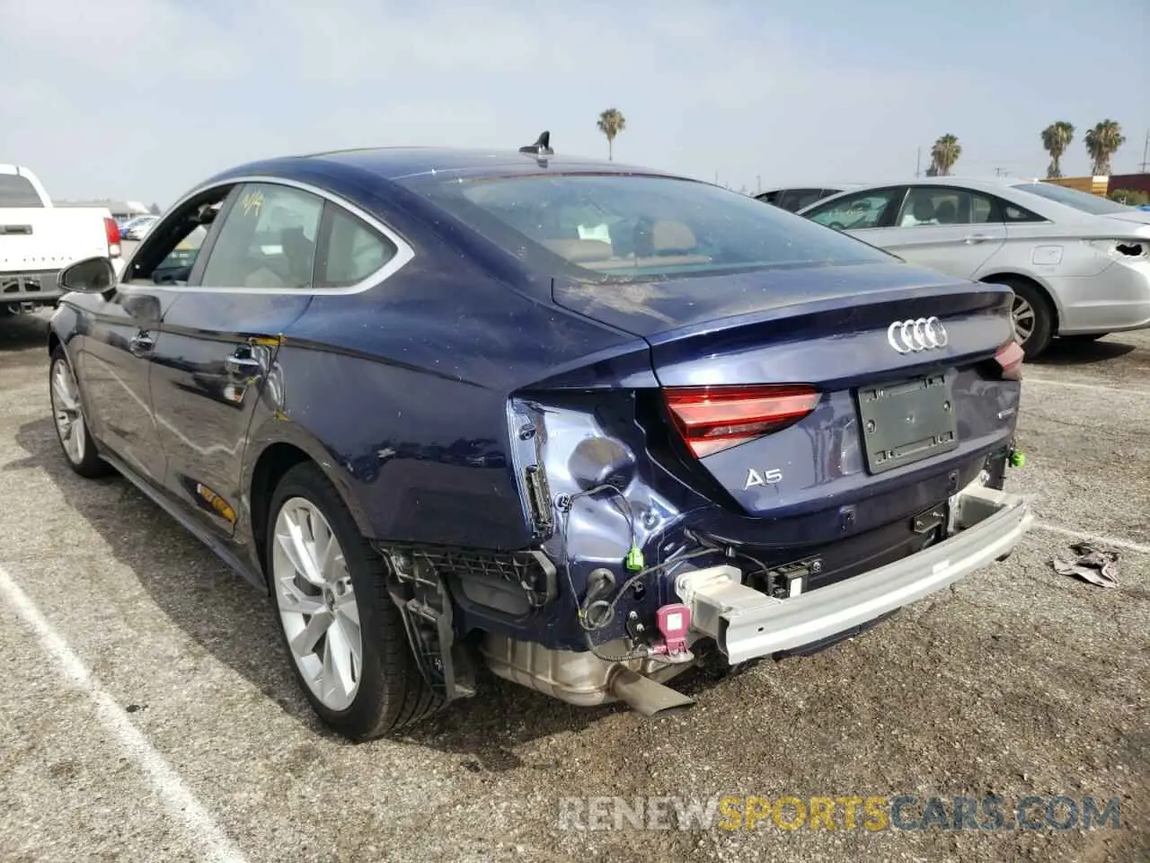 3 Photograph of a damaged car WAUABCF51NA003801 AUDI A5 2022