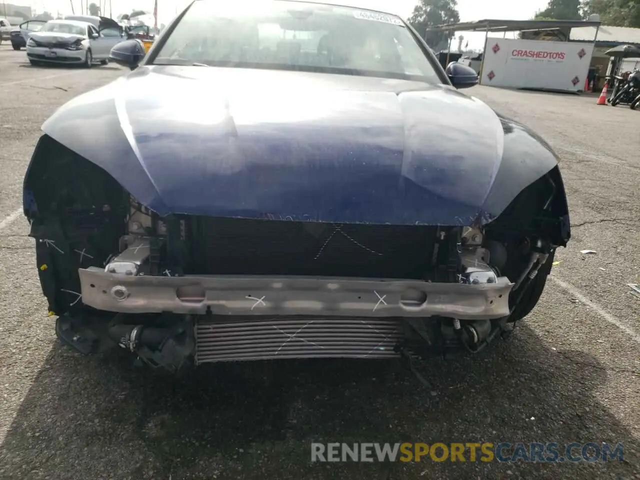 9 Photograph of a damaged car WAUABCF51NA003801 AUDI A5 2022