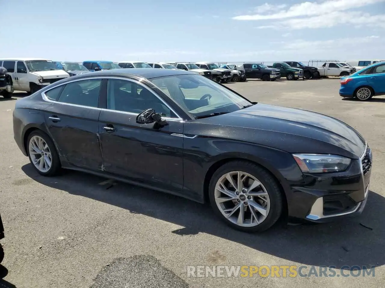 4 Photograph of a damaged car WAUABCF51NA009193 AUDI A5 2022