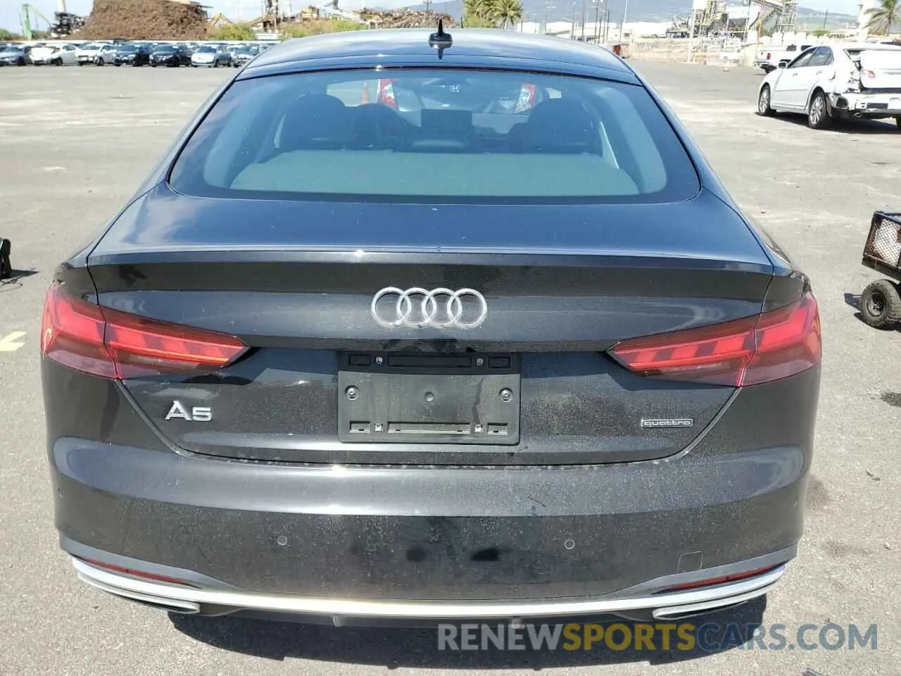 6 Photograph of a damaged car WAUABCF51NA009193 AUDI A5 2022
