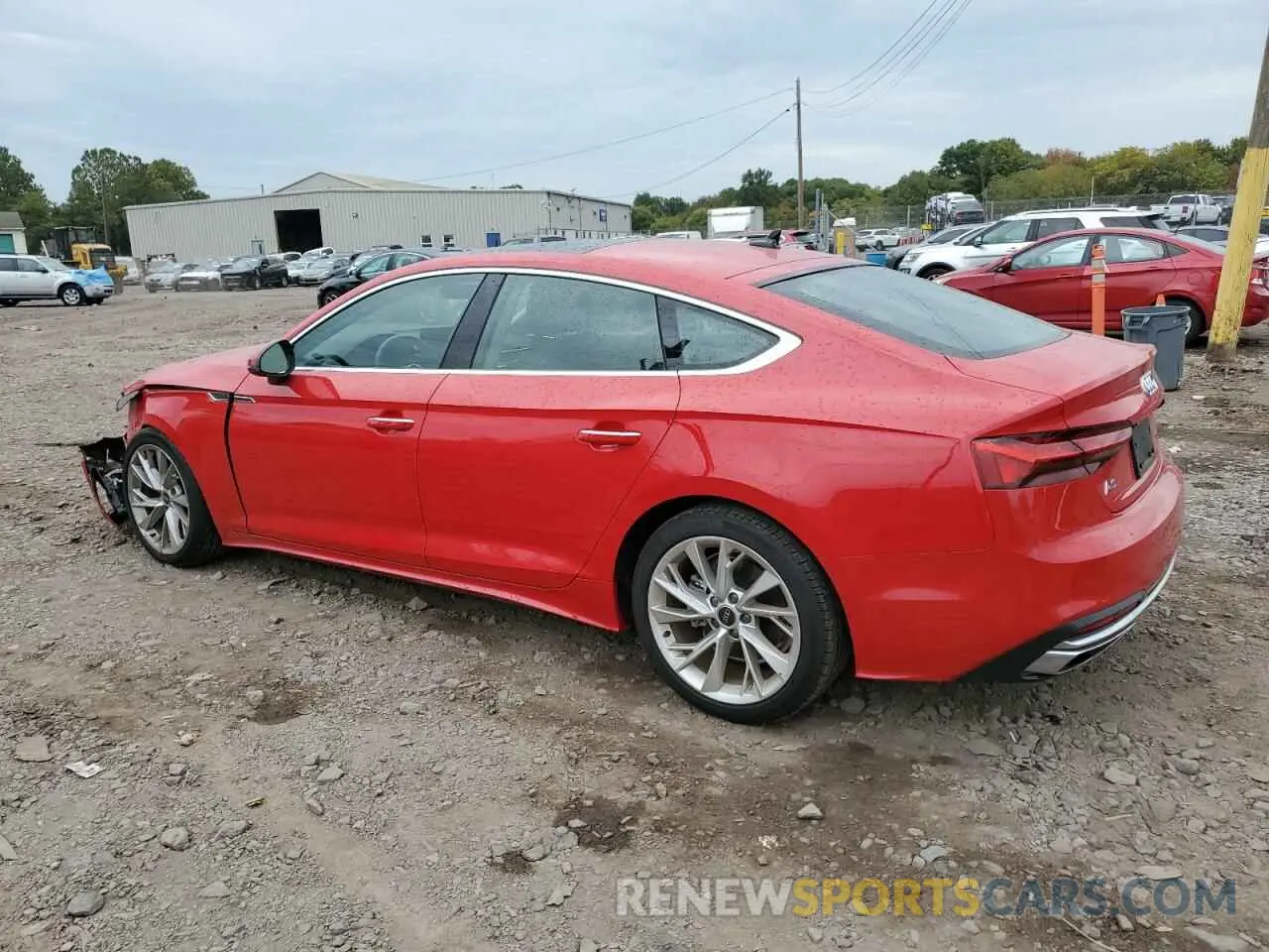 2 Photograph of a damaged car WAUABCF51NA011980 AUDI A5 2022