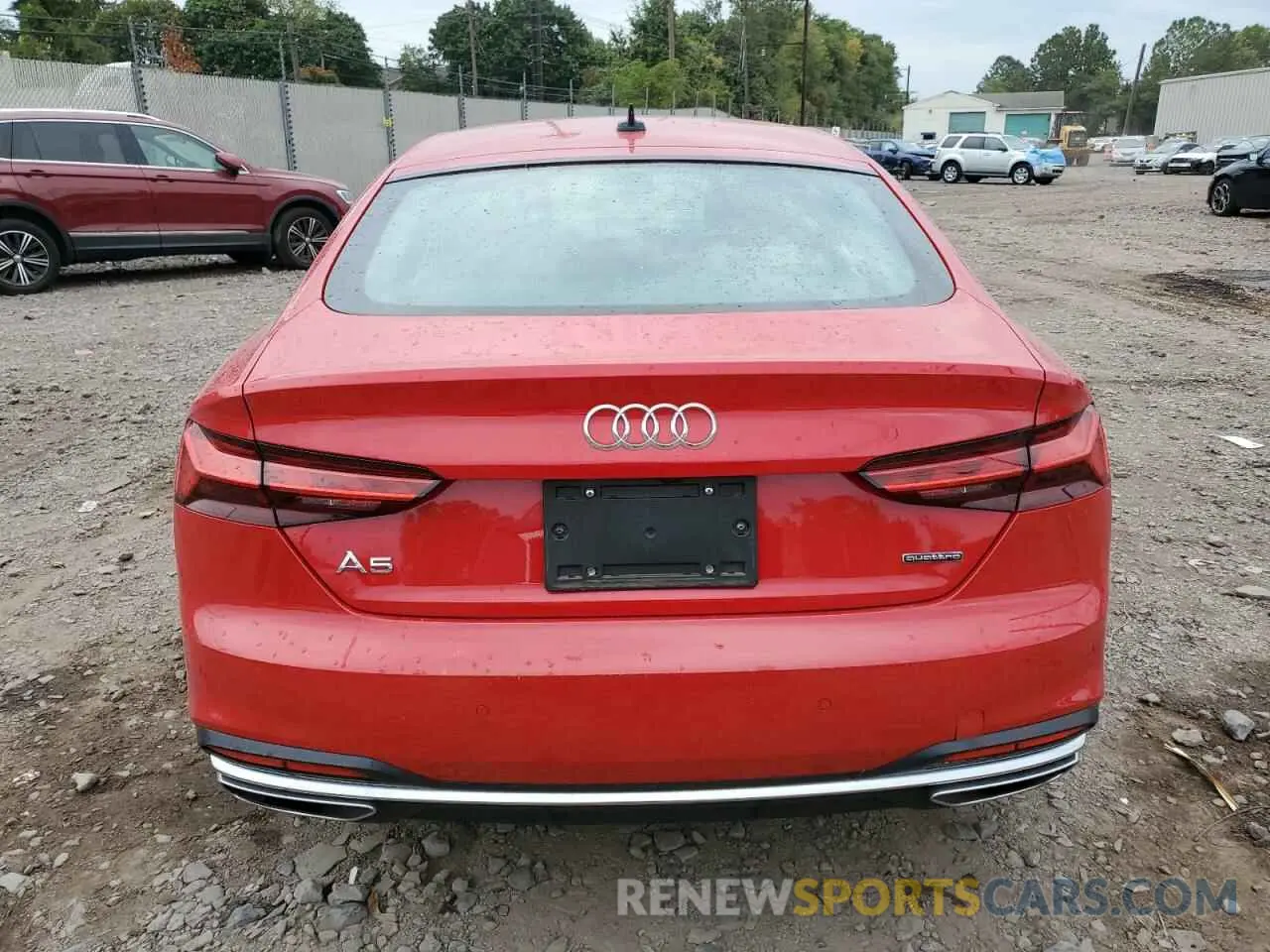 6 Photograph of a damaged car WAUABCF51NA011980 AUDI A5 2022