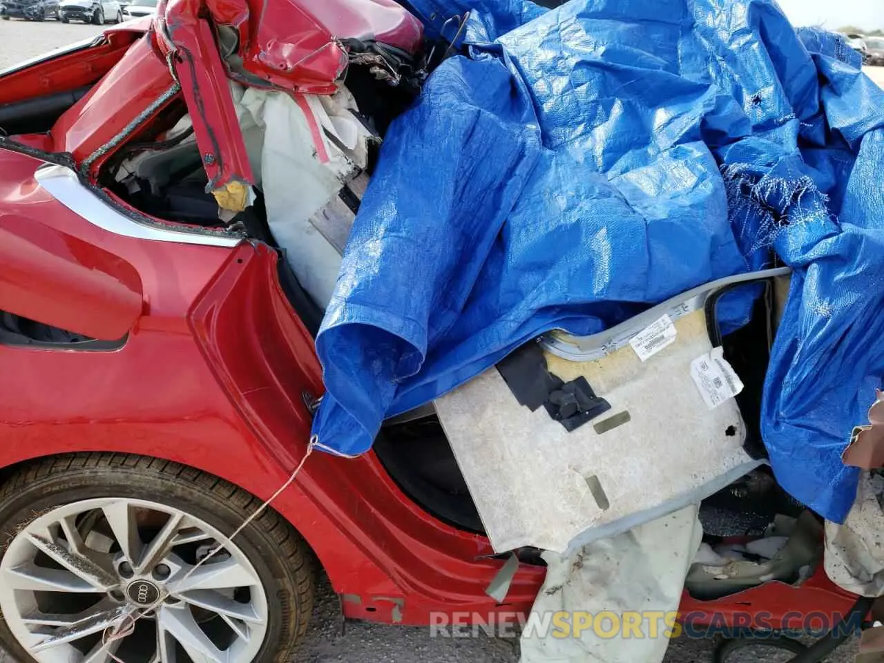 10 Photograph of a damaged car WAUABCF52NA028674 AUDI A5 2022