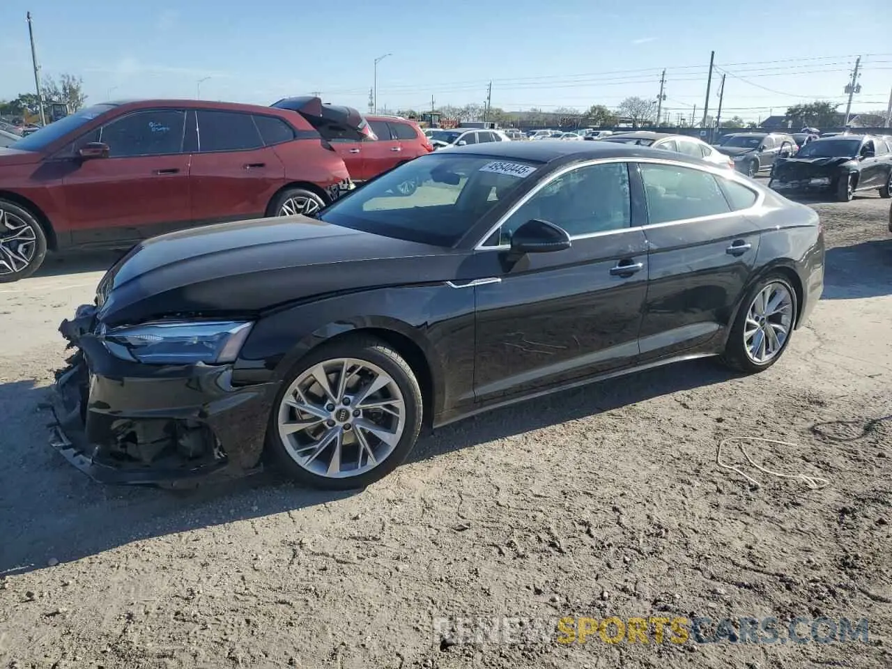 1 Photograph of a damaged car WAUABCF53NA005629 AUDI A5 2022