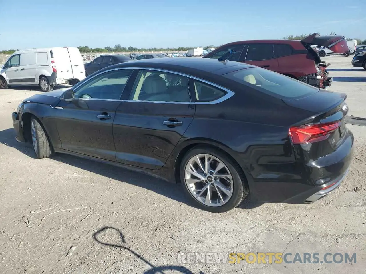 2 Photograph of a damaged car WAUABCF53NA005629 AUDI A5 2022