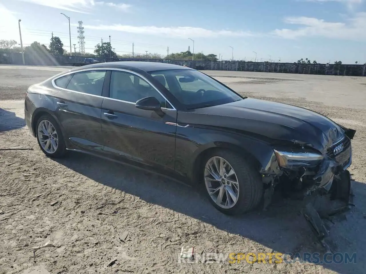 4 Photograph of a damaged car WAUABCF53NA005629 AUDI A5 2022
