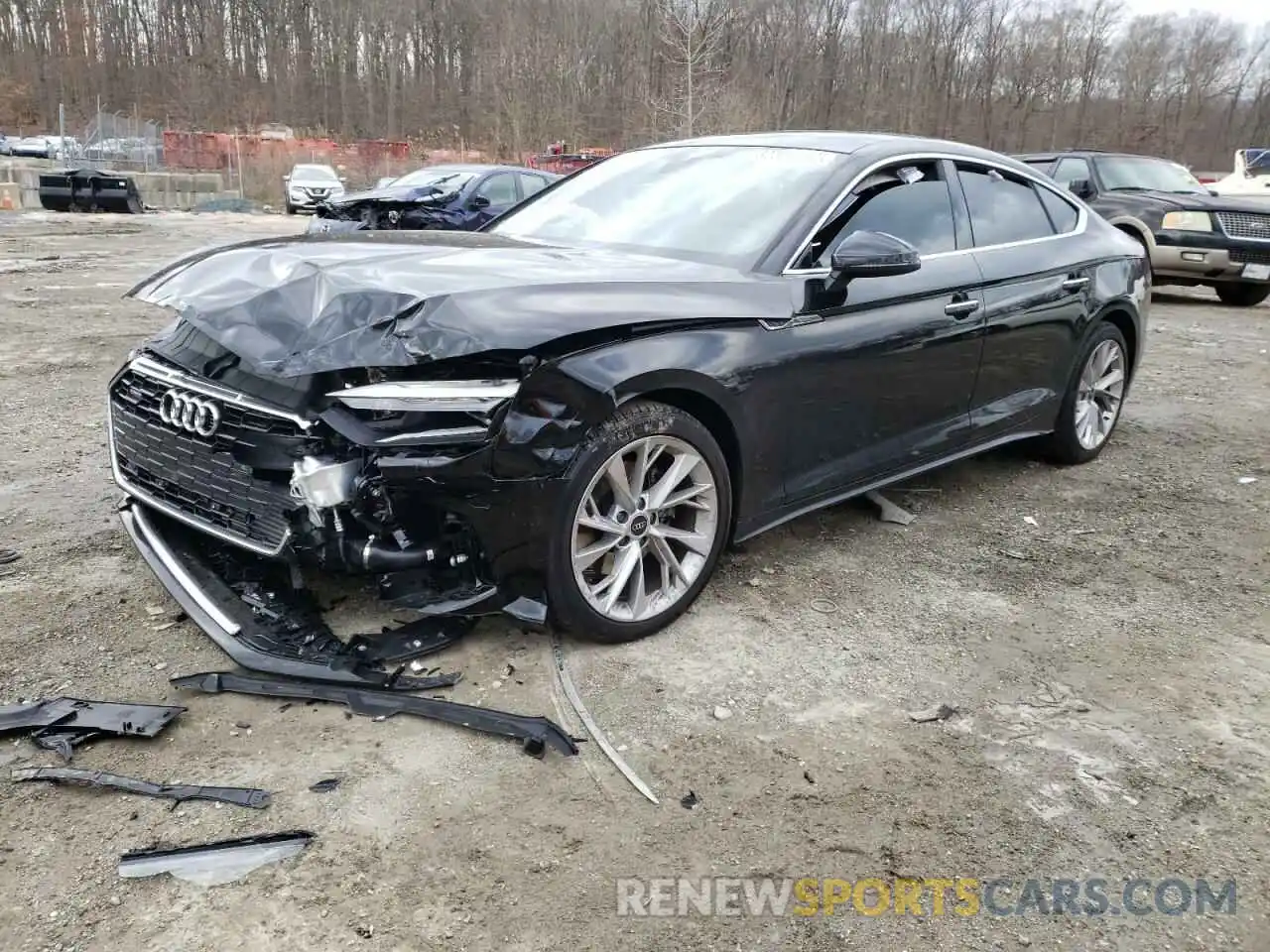 2 Photograph of a damaged car WAUABCF54NA011195 AUDI A5 2022