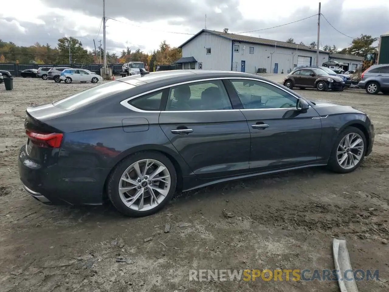 3 Photograph of a damaged car WAUABCF5XNA032343 AUDI A5 2022