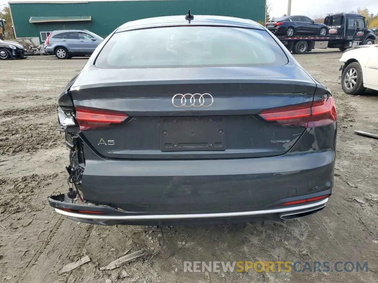 6 Photograph of a damaged car WAUABCF5XNA032343 AUDI A5 2022