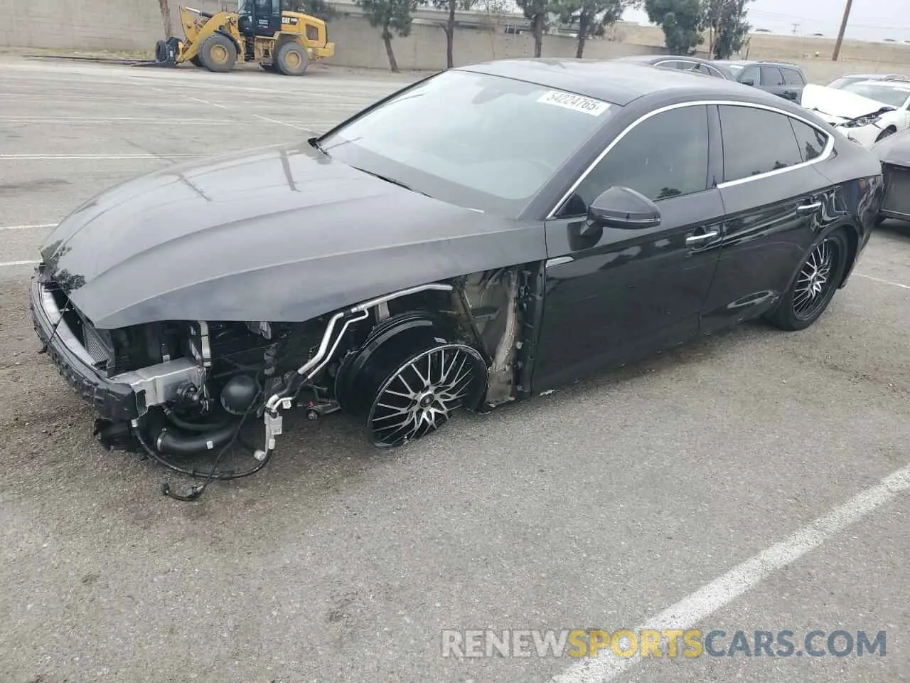 1 Photograph of a damaged car WAUCBCF53NA006255 AUDI A5 2022