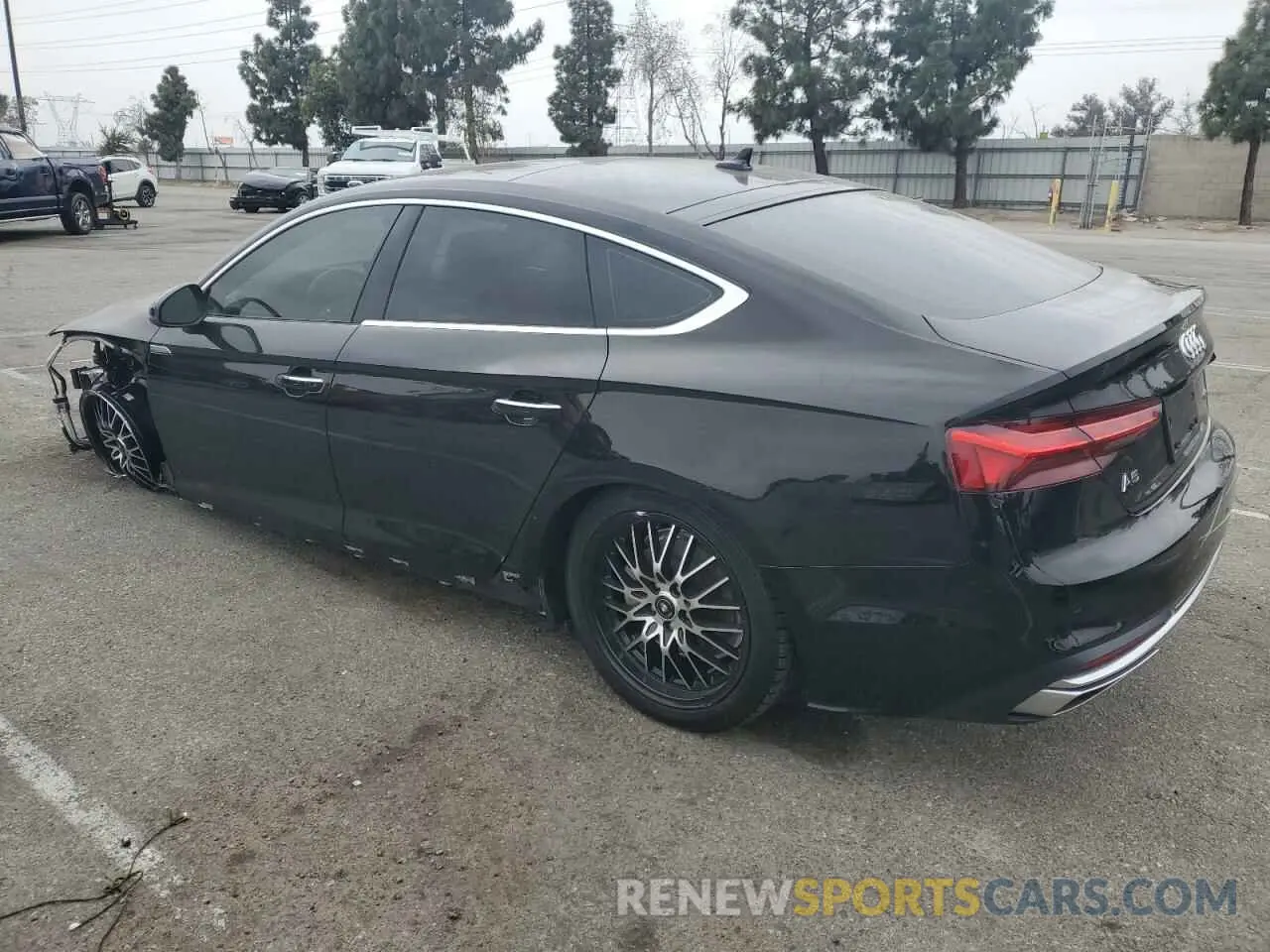 2 Photograph of a damaged car WAUCBCF53NA006255 AUDI A5 2022