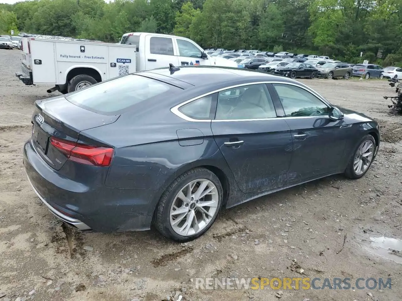 3 Photograph of a damaged car WAUCBCF57NA027982 AUDI A5 2022