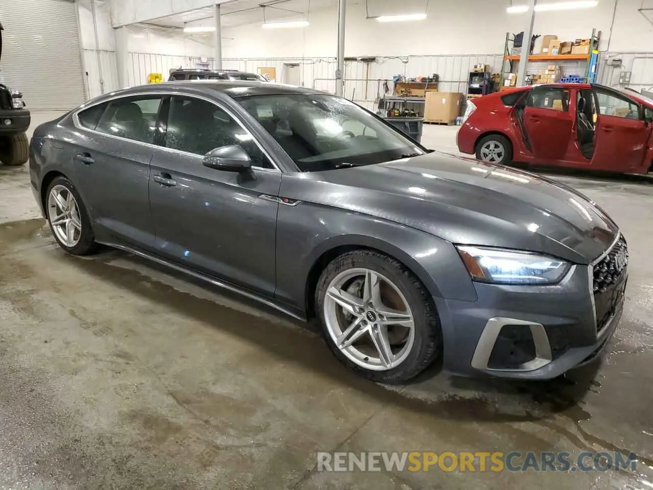 4 Photograph of a damaged car WAUDACF52NA014144 AUDI A5 2022