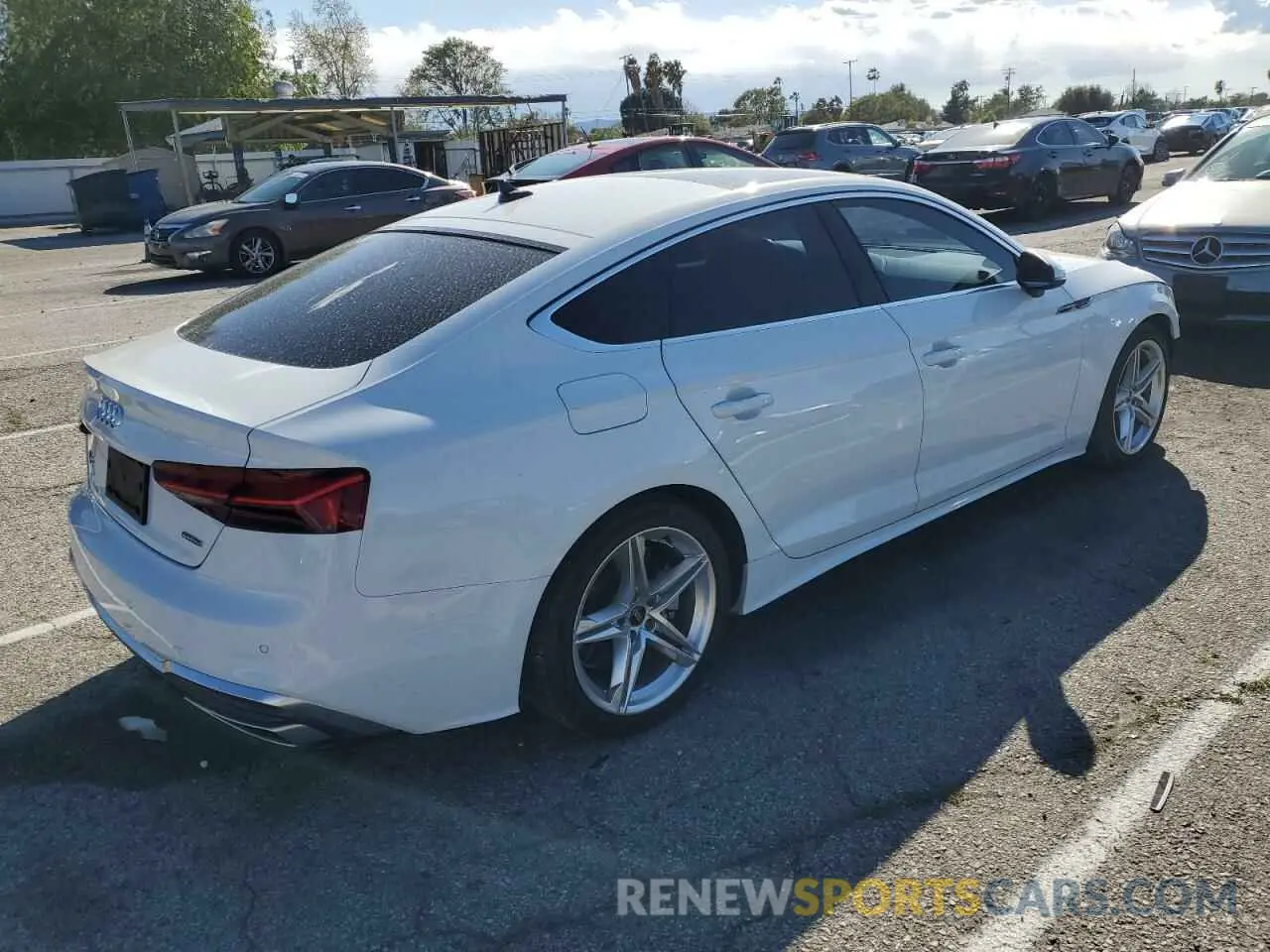 3 Photograph of a damaged car WAUDACF54NA025808 AUDI A5 2022