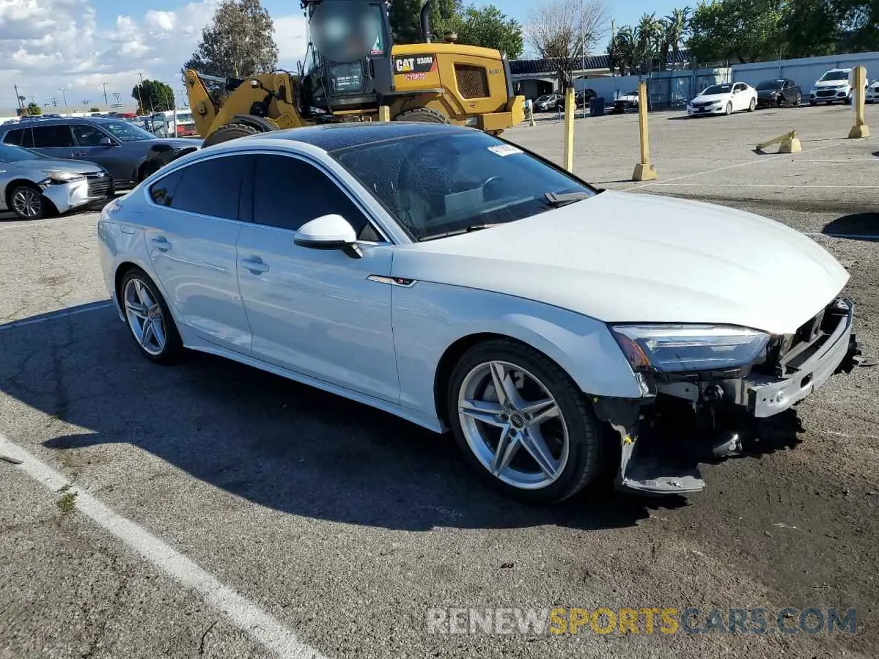 4 Photograph of a damaged car WAUDACF54NA025808 AUDI A5 2022