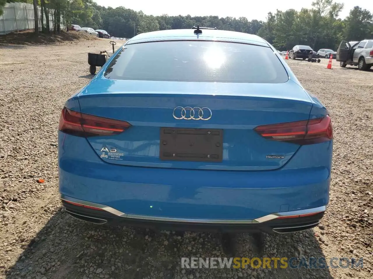 6 Photograph of a damaged car WAUDACF58NA008476 AUDI A5 2022