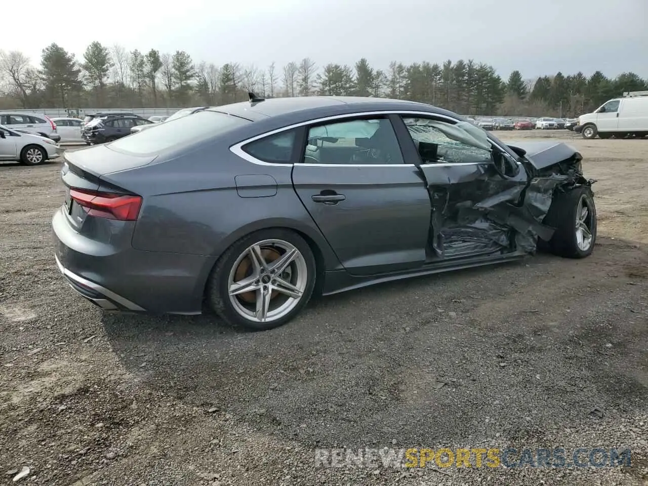 3 Photograph of a damaged car WAUFACF50NA024891 AUDI A5 2022