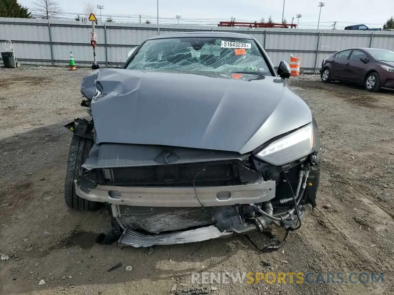 5 Photograph of a damaged car WAUFACF50NA024891 AUDI A5 2022
