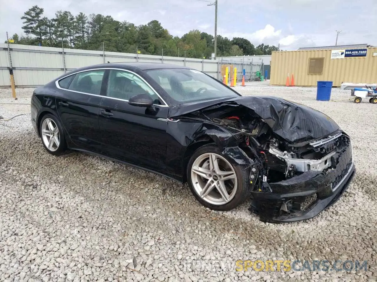 4 Photograph of a damaged car WAUFACF51NA015603 AUDI A5 2022